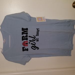 Lularoe M Liv Farm girl at Heart t-shirt